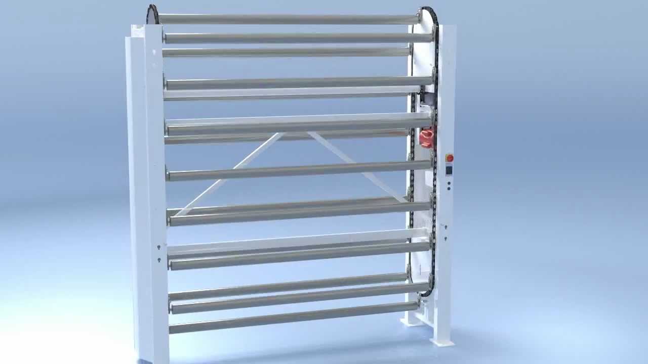 Vertical Storage Carousel Animation