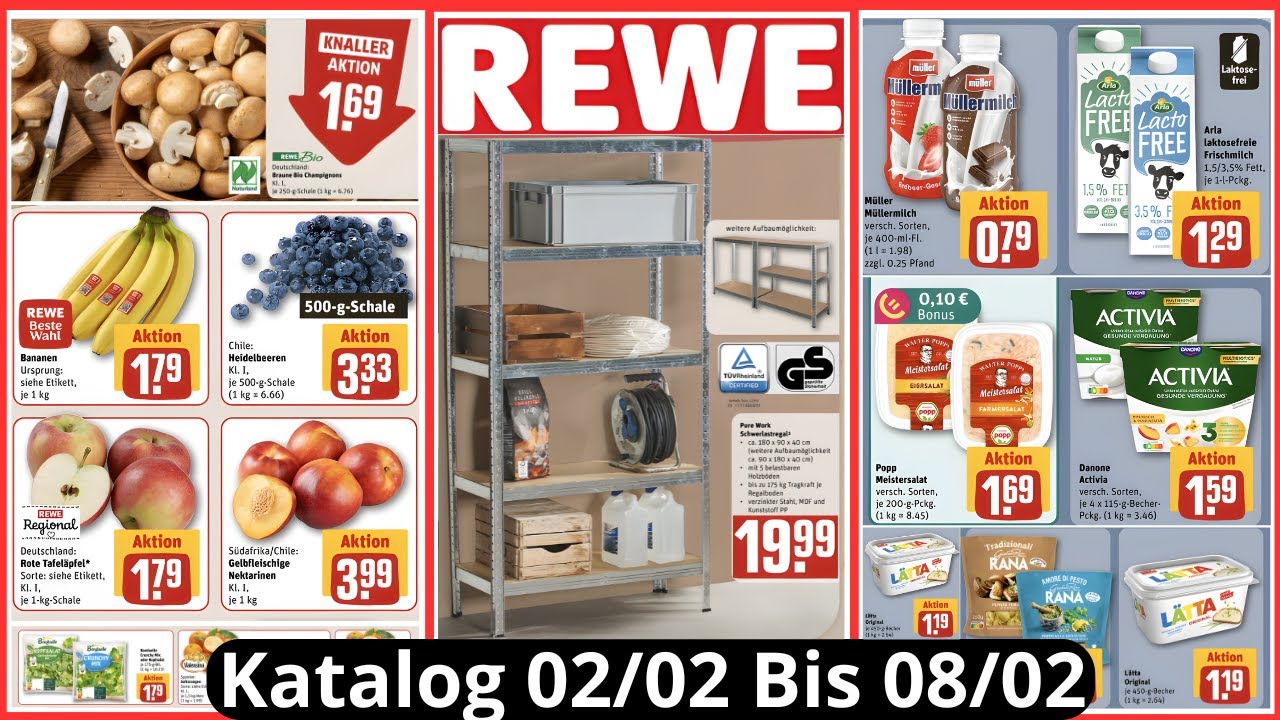 REWE Deutschland | Neuer Prospekt vom 02/02/26 bis 08/02/2026 | Angebote & Aktionen #rewe #prospekt