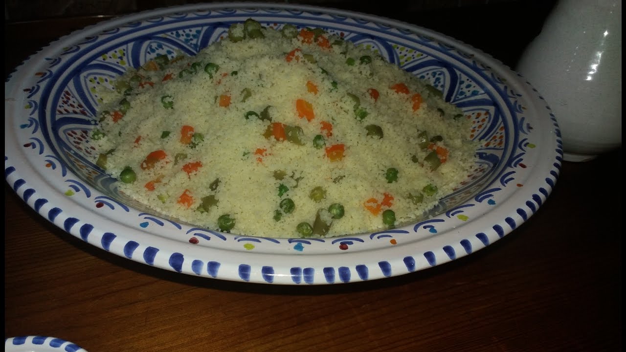 Messefouf (couscous et légumes à la vapeur) مسفوف