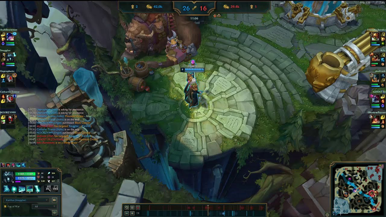 Sneaky Karthus Vs Angry Olaf