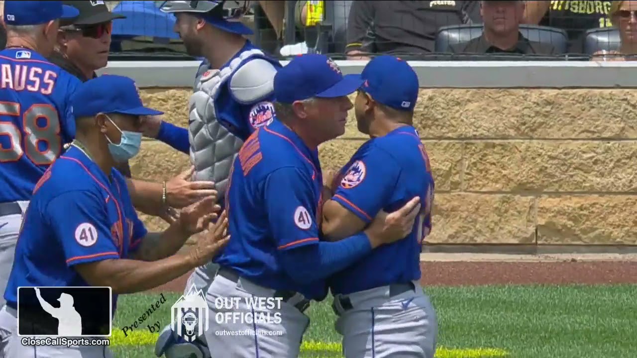 Ejection 101 - Luis Rojas Ejected by Jeremy Riggs After Taijuan Walker Misplays Slow Fair Ball