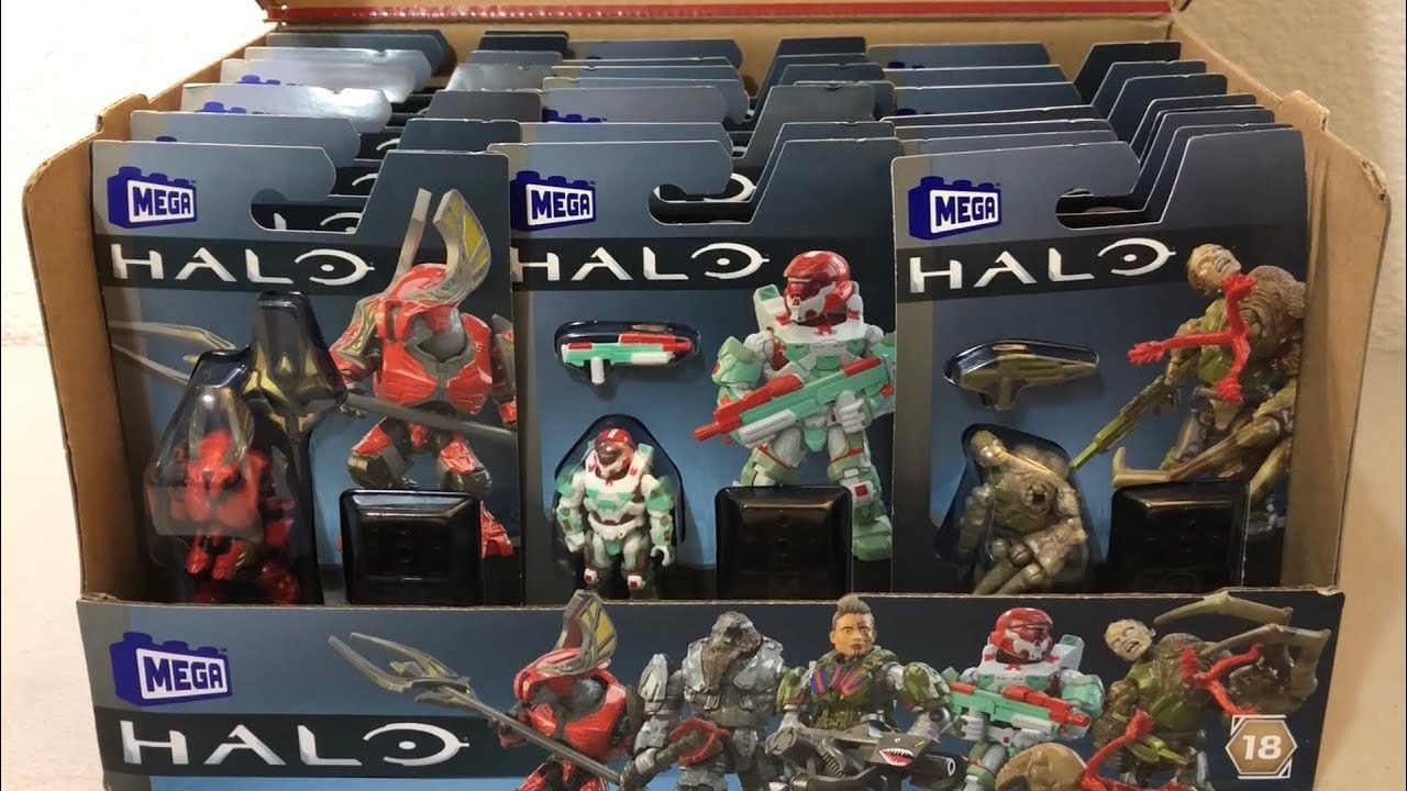 Halo Mega Halo Heroes Series 18. Full Box Of 21!