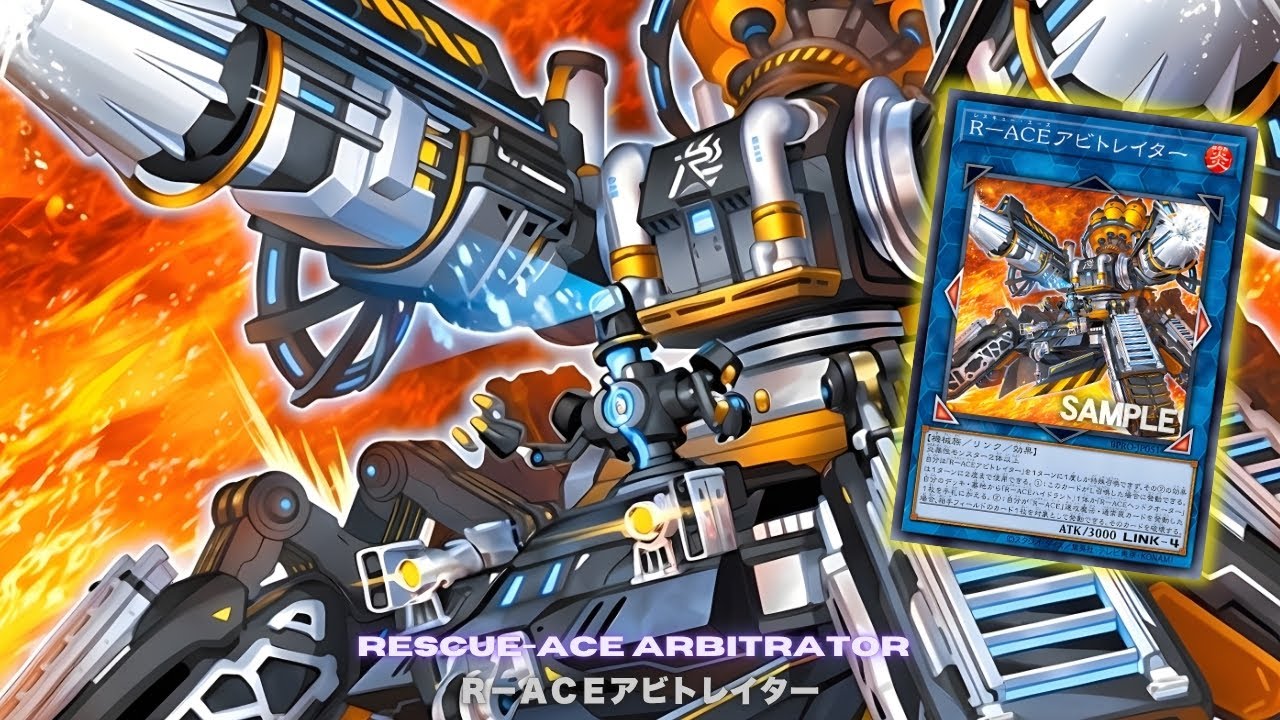 Save The Day With Rescue-ACE !! Rescue-ACE Arbitrator DECK NEW CARD - YUGIOH