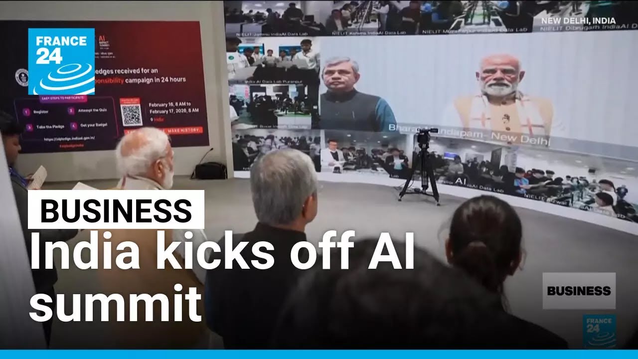India kicks off AI Summit, first in the global south • FRANCE 24 English