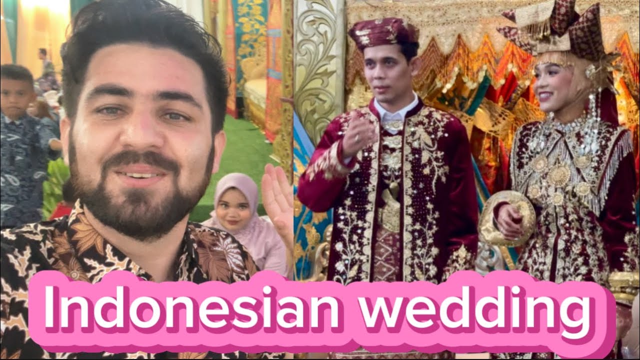 I attended Indonesian minangkabau wedding| انڈونیشیائی شادی| इंडोनेशियाई शादी| darmasiswa scholar