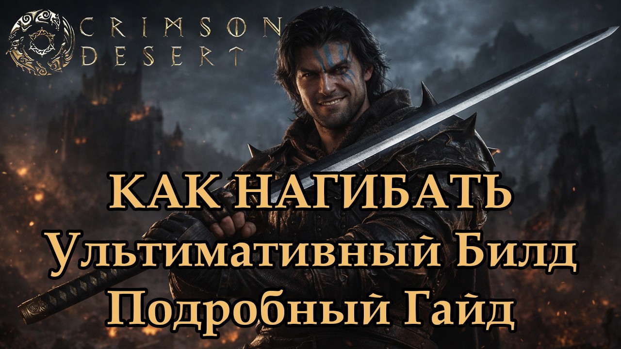 Crimson Desert. Как Нагибать. Ультимативный Билд на Двуручное Оружие. Подробный Гайд.