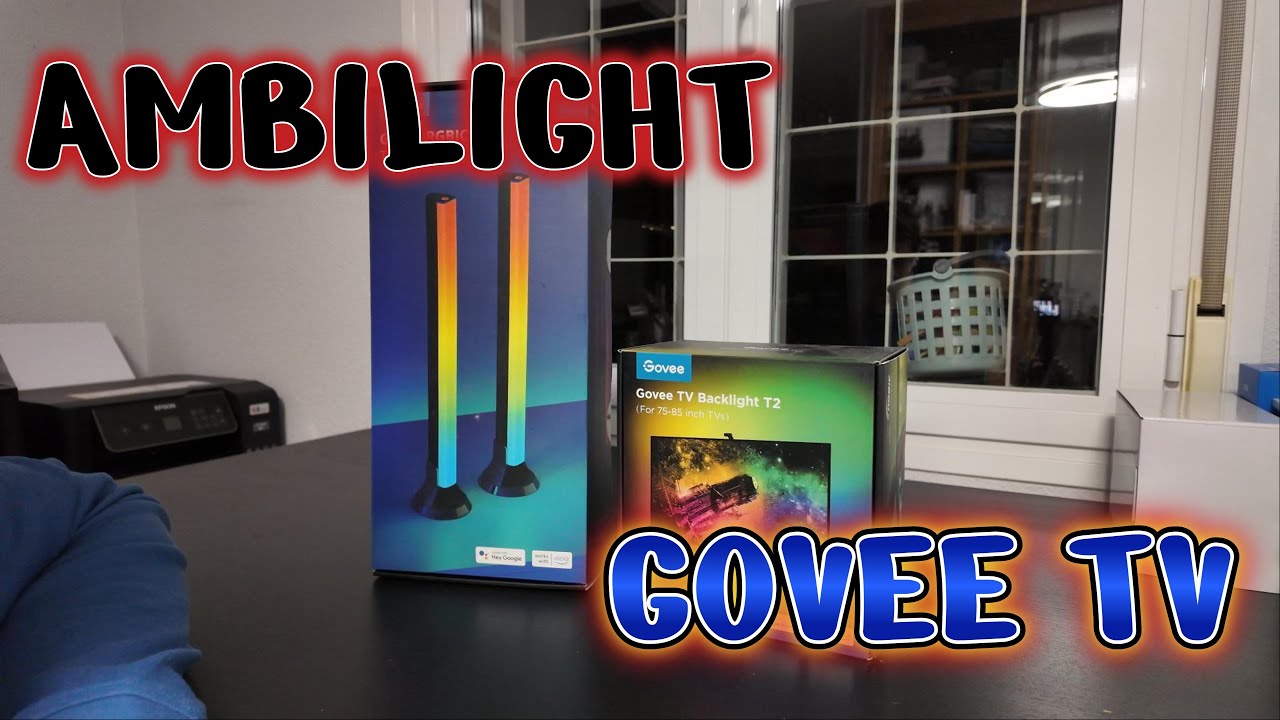 Ambilight Govee TV (Tiras + Barras laterales) - Unboxing y prueba