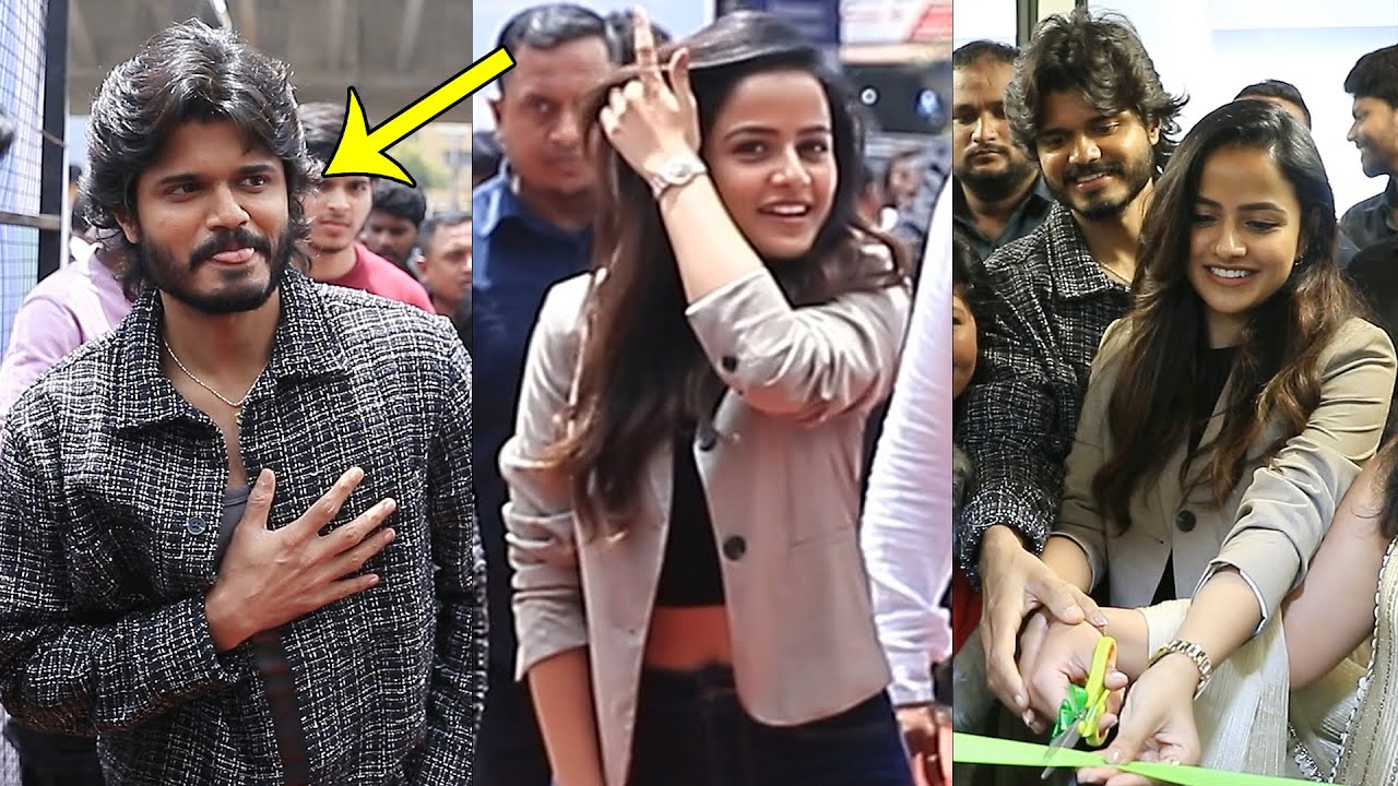 Anand Devarakonda And Vaishnavi Chaitanya At Seven Oaks Pet Hospital Opening | News Buzz
