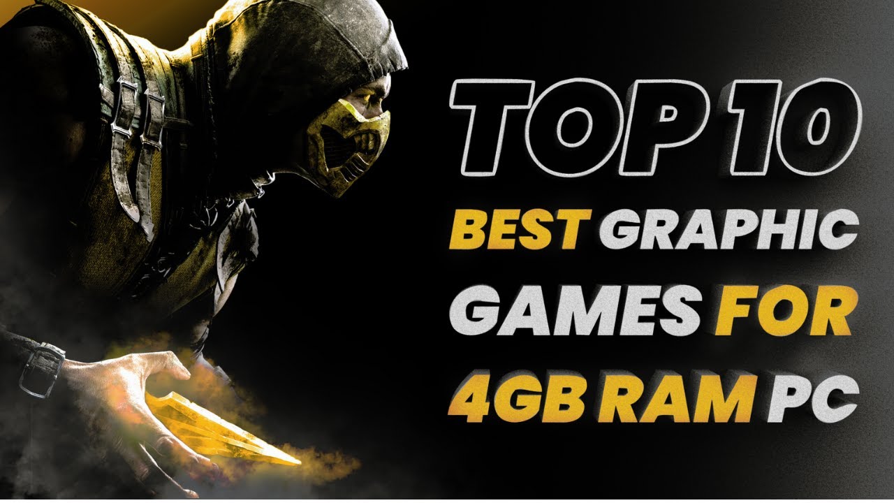 TOP 10 REALISTIC GAMES FOR MID SPEC PC | 4GB RAM | 500 MB VRAM