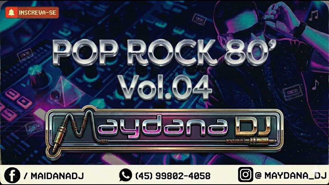 POP ROCK 80s Vol.04 - MAYDANA DJ  (Twisted Sister, The Clash, The Rolling Stones, Bon Jovi, Kiss )