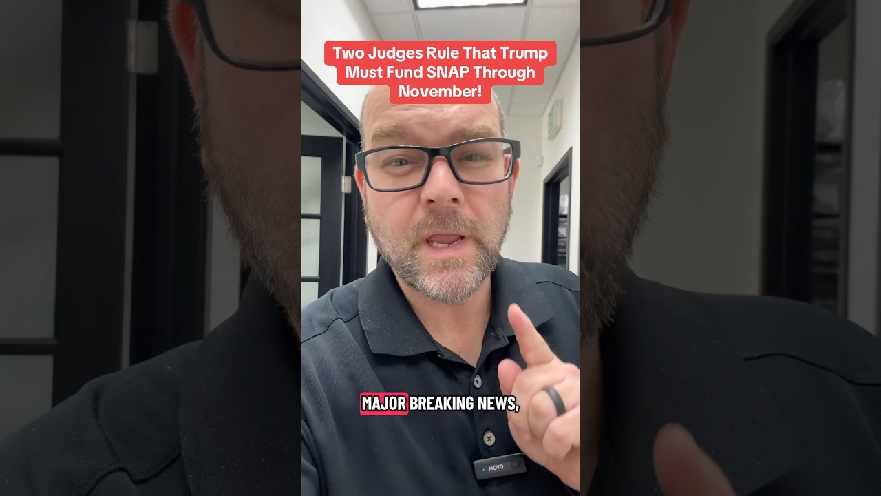 Два судьи постановили, что Трамп должен финансировать программу SNAP до ноября! #срочныеновости #...