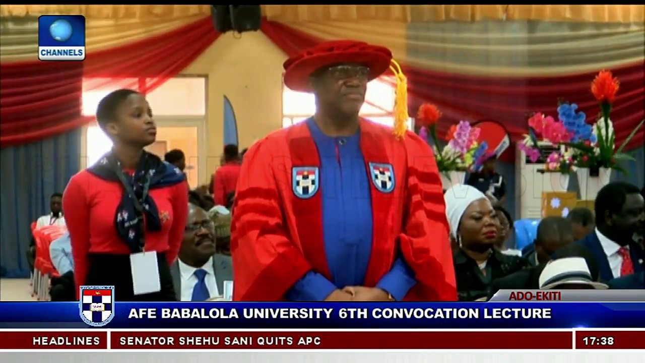 ABUAD 6th Convocation Lecture Pt.1: University Orator Gives Citation