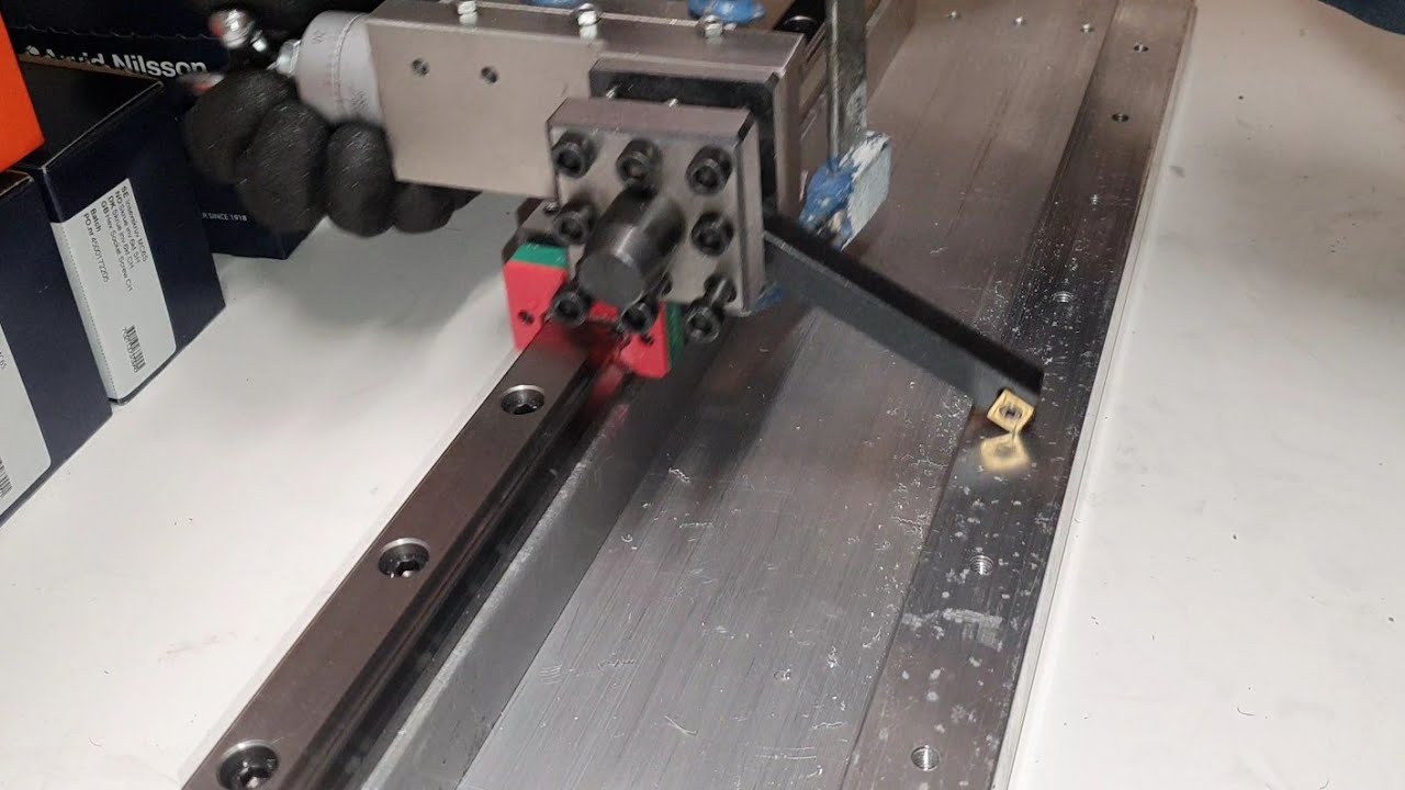 6040 CNC ROUTER - almost like a shaper on my new x axis - (Linear rail upgrade part 4))