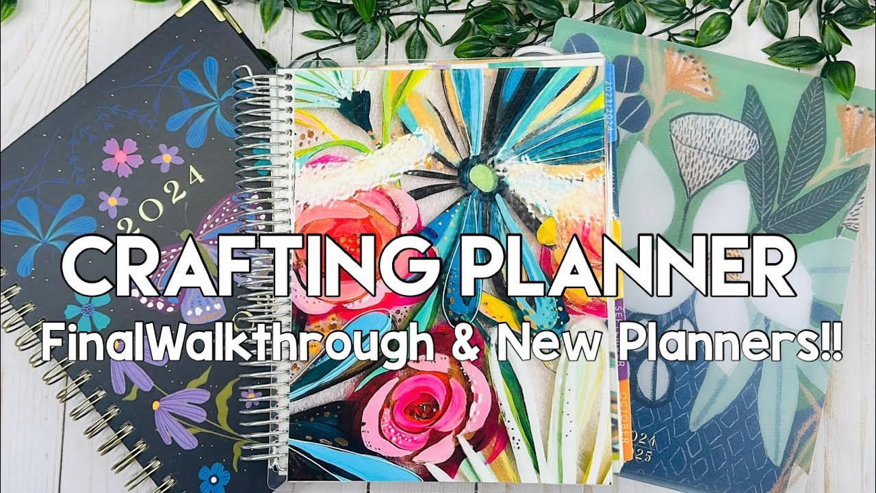 Craft Planner Final Walkthrough +  New Planner Selections!