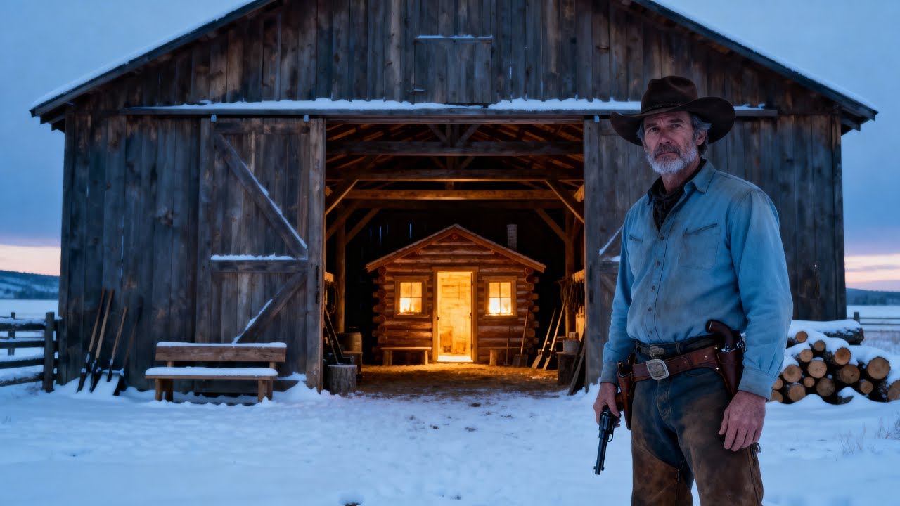 Settlers Laughed When Lone Rancher Built a Cabin Inside a Broken Barn — Until It Stayed 41° Warmer