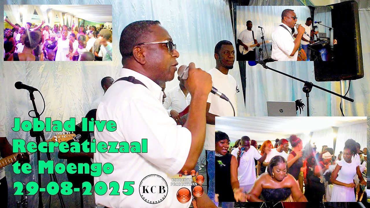 Joblad live  Recreatiezaal te Moengo 29 08 2025