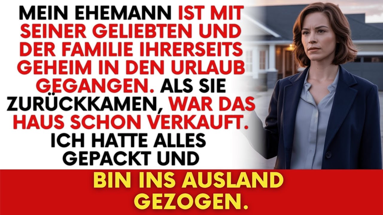 Mein Mann kam mit seiner Geliebten aus dem Urlaub zurück – doch das Haus war weg