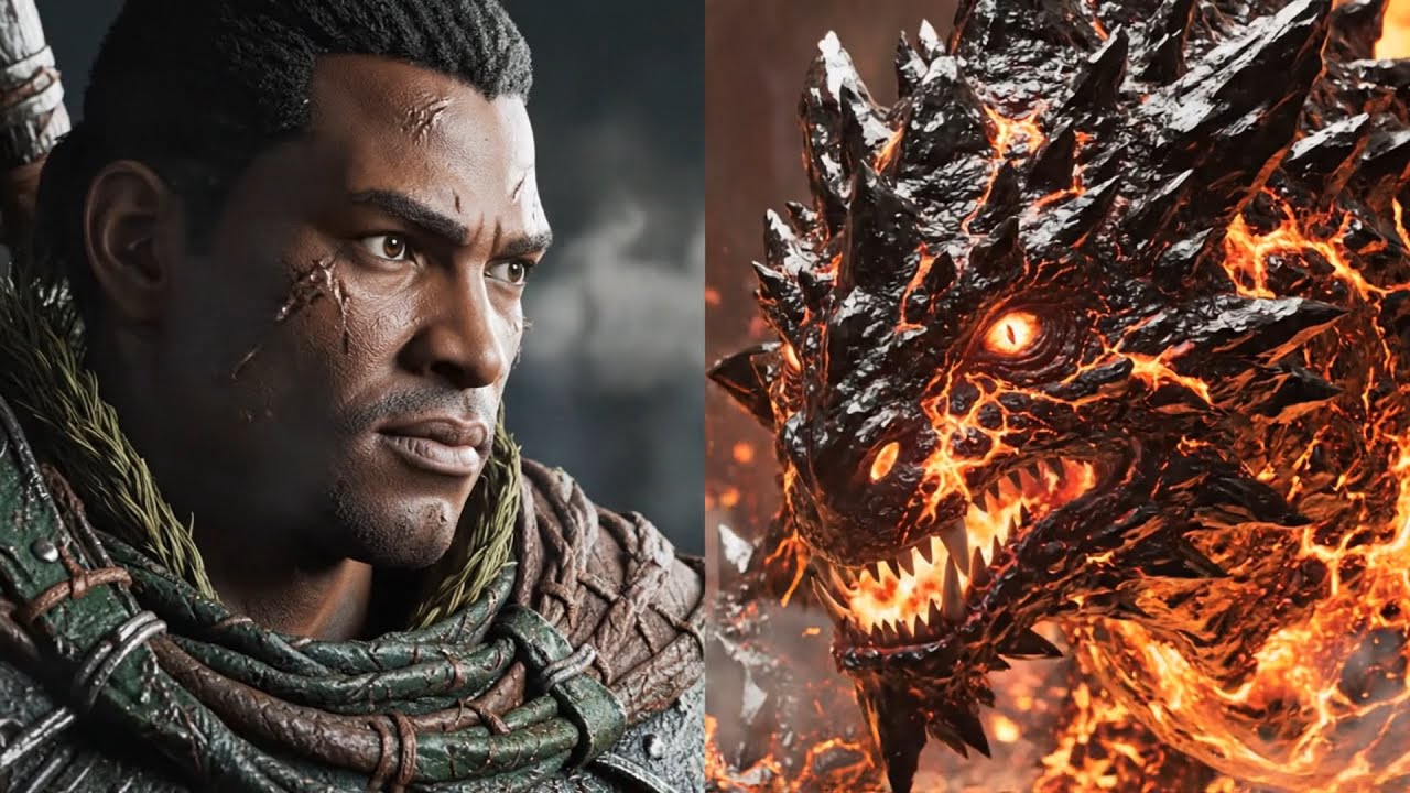 ดอกไม้แห่งไฟในหุบเขาภูเขาไฟโบราณ