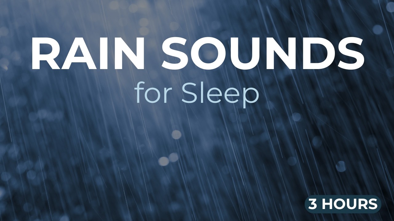Rain Sounds for Sleep – 3 Hours | Gentle Rainy Night, No Ads
