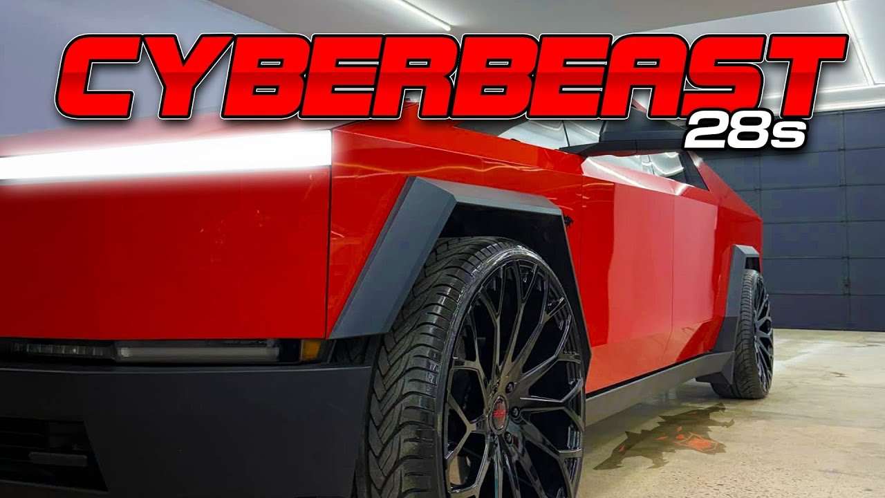 Escalade Damage & CyberBeast on 28s