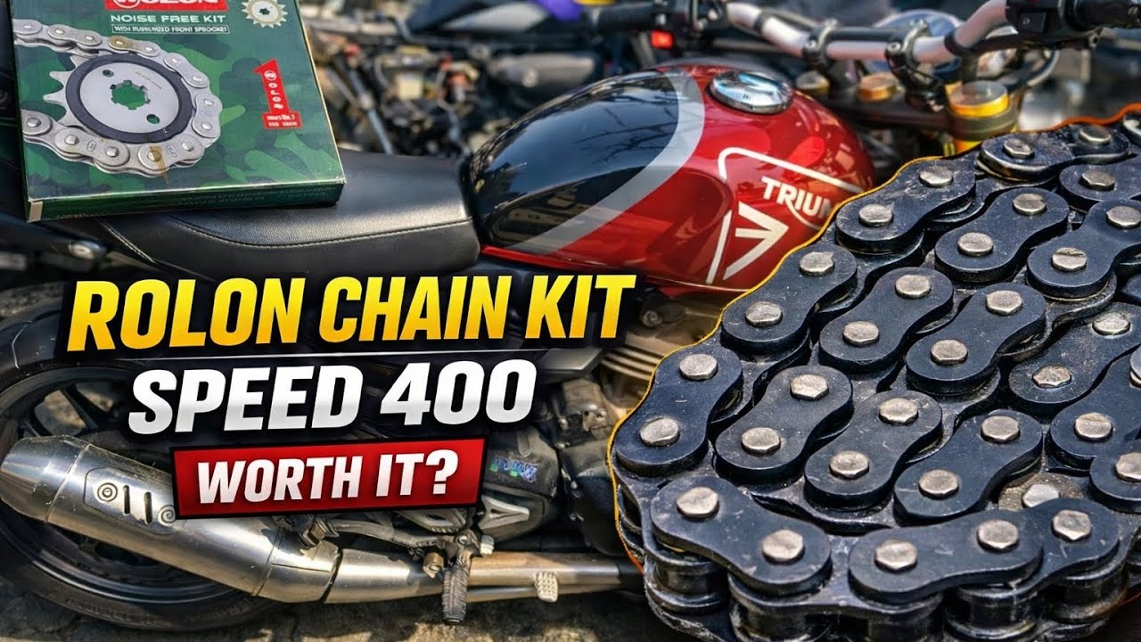 Rolon chain sprocket in speed 400 I BIG UPGRADE I #speed400 #djimini3pro#chainsprocket 