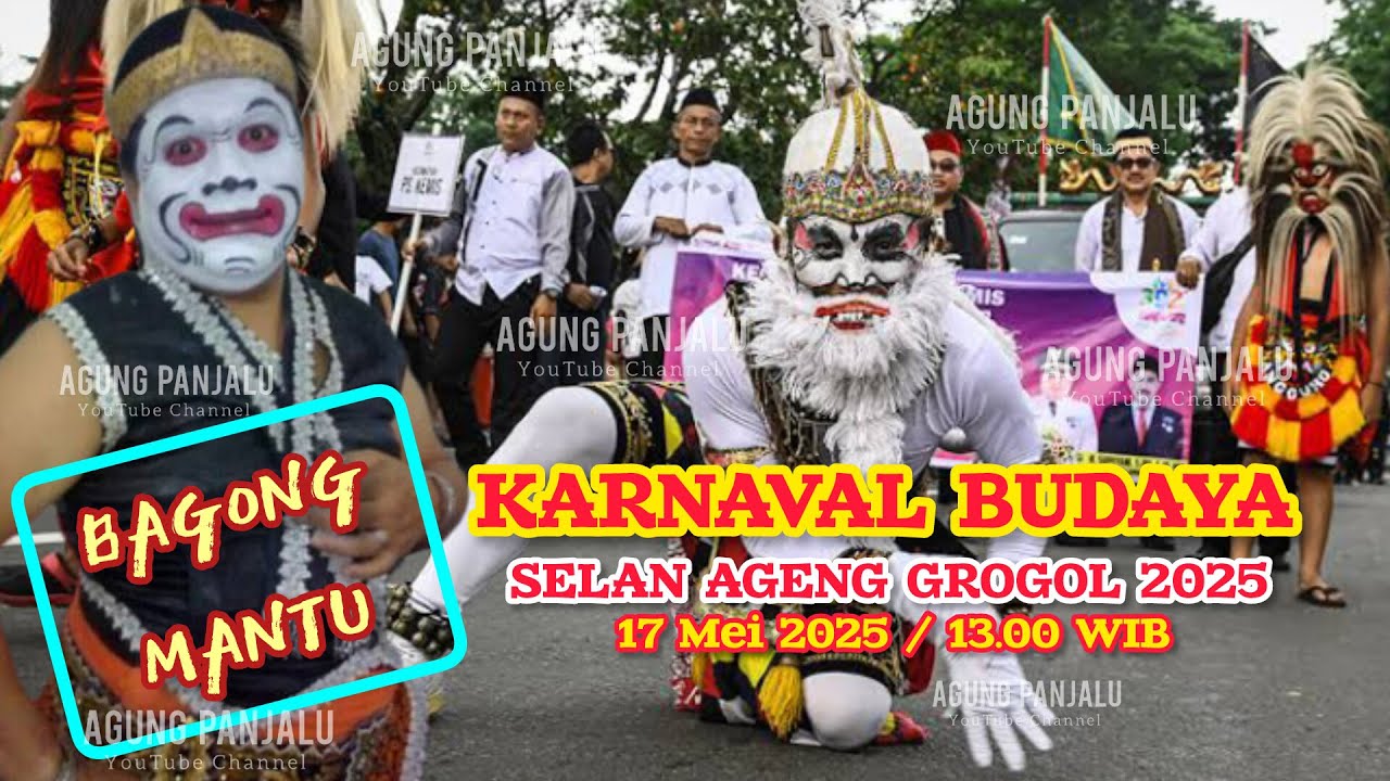 🔴 Live Karnaval Budaya Selan Ageng Grogol 2025//Bersih Desa Grogol