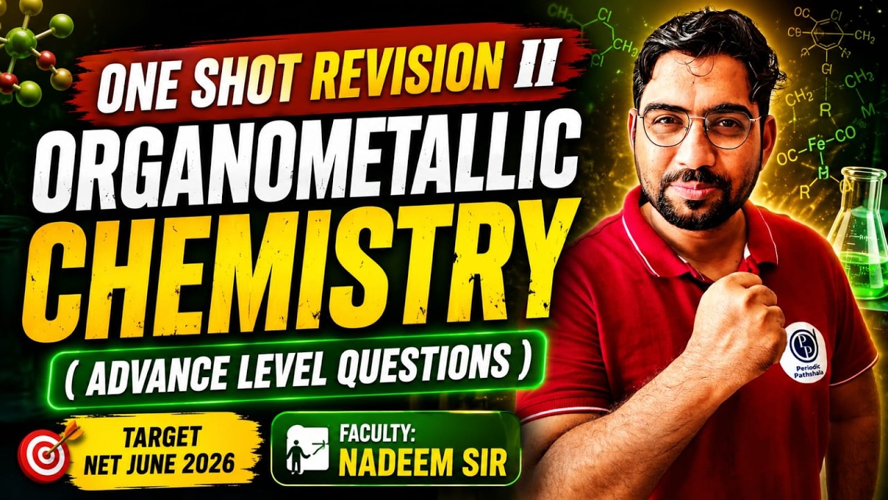 🔥One Shot Revision II: Organometallic Chemistry |⚡ LAST REVISION BEFORE EXAM | CSIR NET June 2026 |🔥