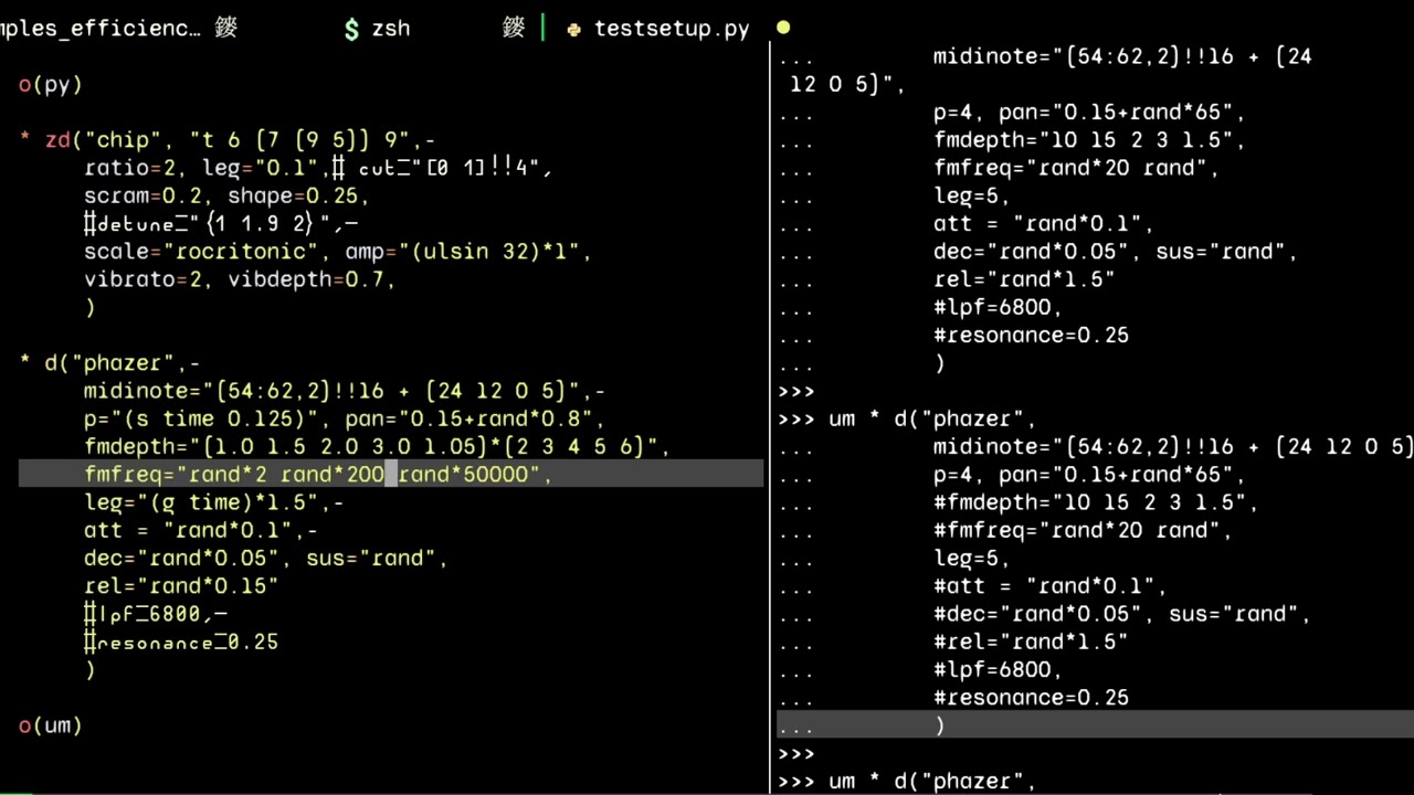 FM synthesis impro _ live coding