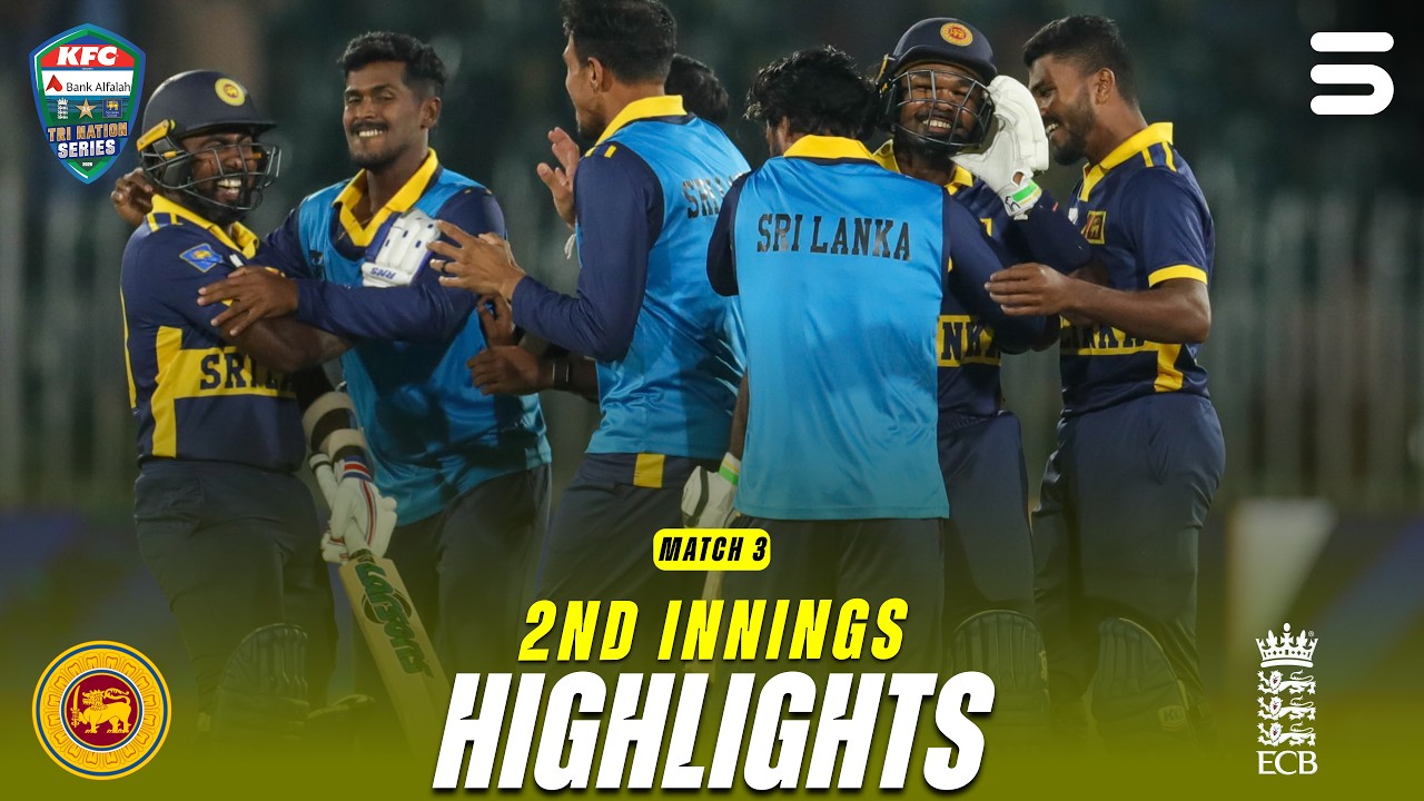 2nd Innings Highlights | England vs Sri Lanka | Match 3 | ODI Tri-Series 2026 | PCB | M9S1H