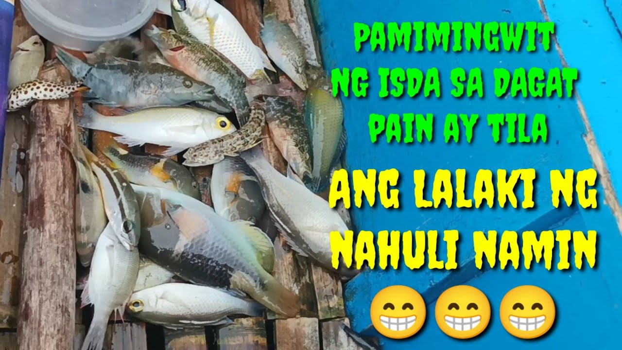 TRADITIONAL FISHING (EPS-1 PAMIMINGWIT SA DAGAT PAIN AY TILA, ANG LALAKI NG NAHULI NAMIN😁😁😁