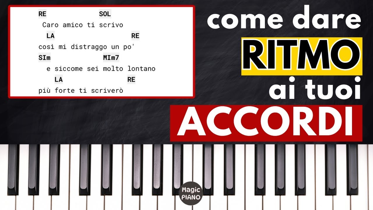 Come dare RITMO ai tuoi accordi: trasforma gli accordi in musica!