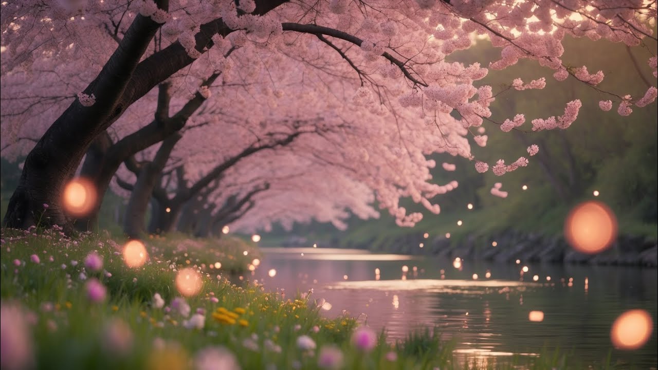 Sleep & Stress Relief Music 🌸 Peaceful Mind, Restful Night