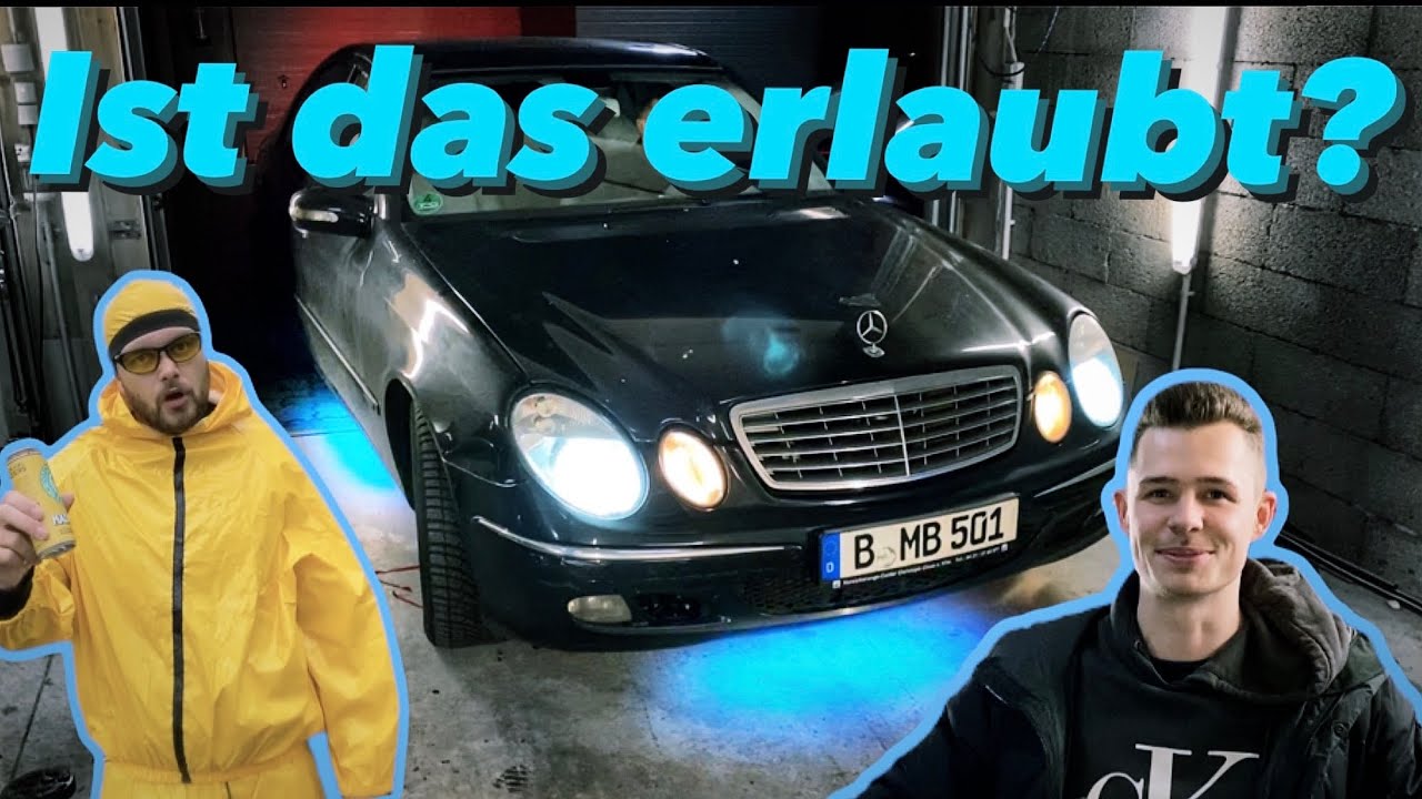 E500 wird zur Kirmesbude! LED Beleuchtung vom Profi (innen und außen)