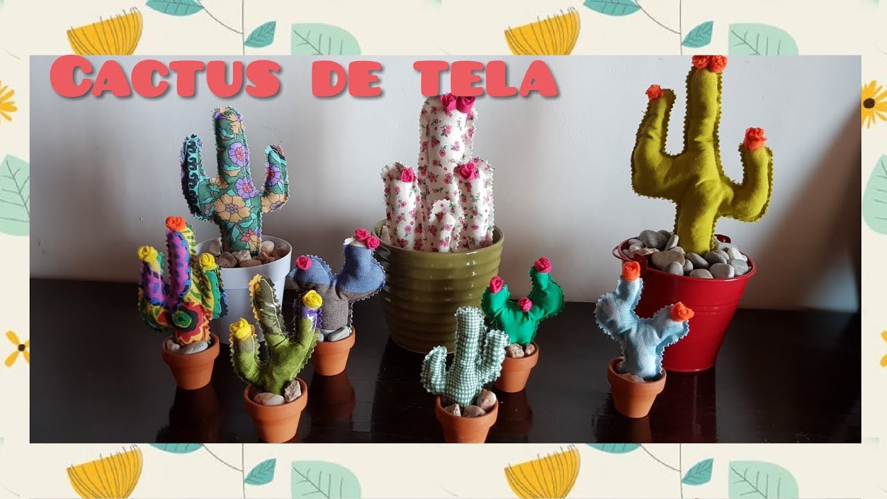 Cactus de tela.