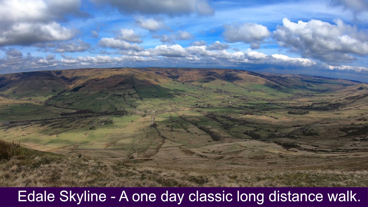 The Edale Skyline. A classic, challenging one day walk in the Peak District.