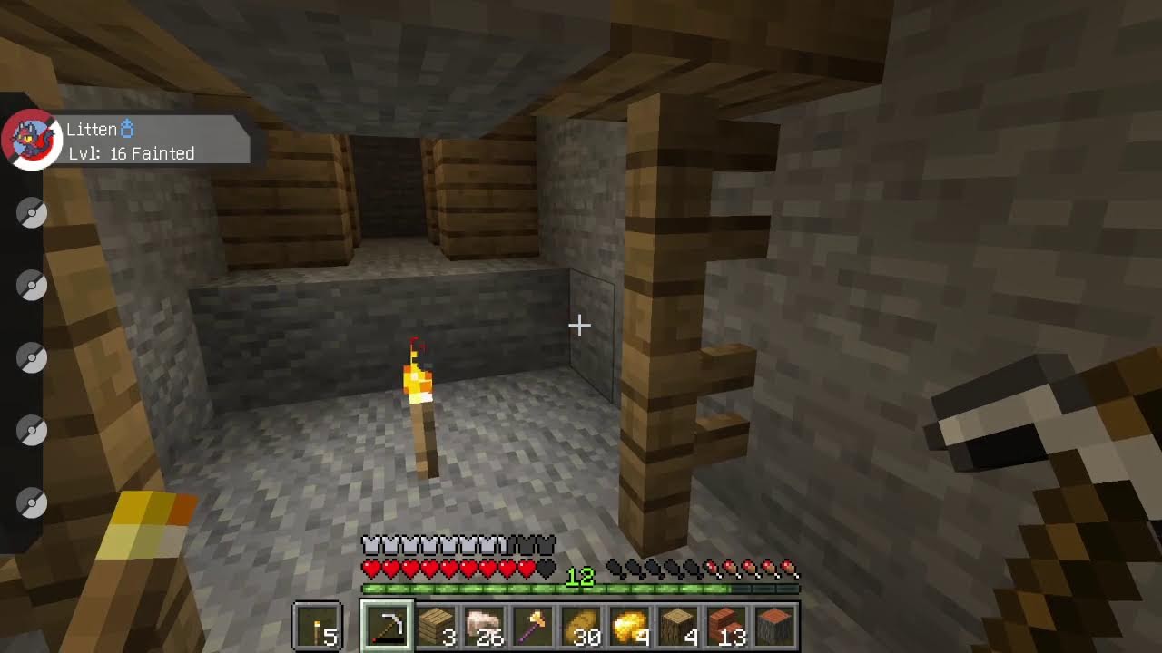 PIXELMON PART 2!! (FINISHING BASE AND GET ITEMS)