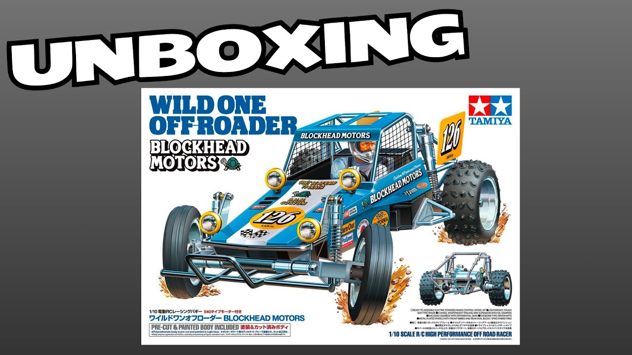 Unboxing TAMIYA WILD ONE Offroader Blockhead Motors 🚗 58695
