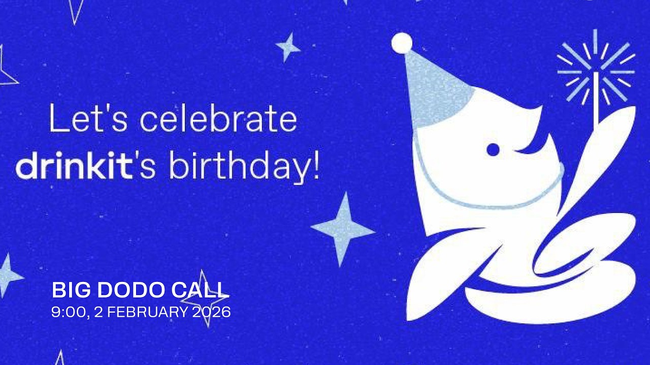 Let's celebrate Drinkit's birthday/Big Dodo Call 02.02 (eng sub)