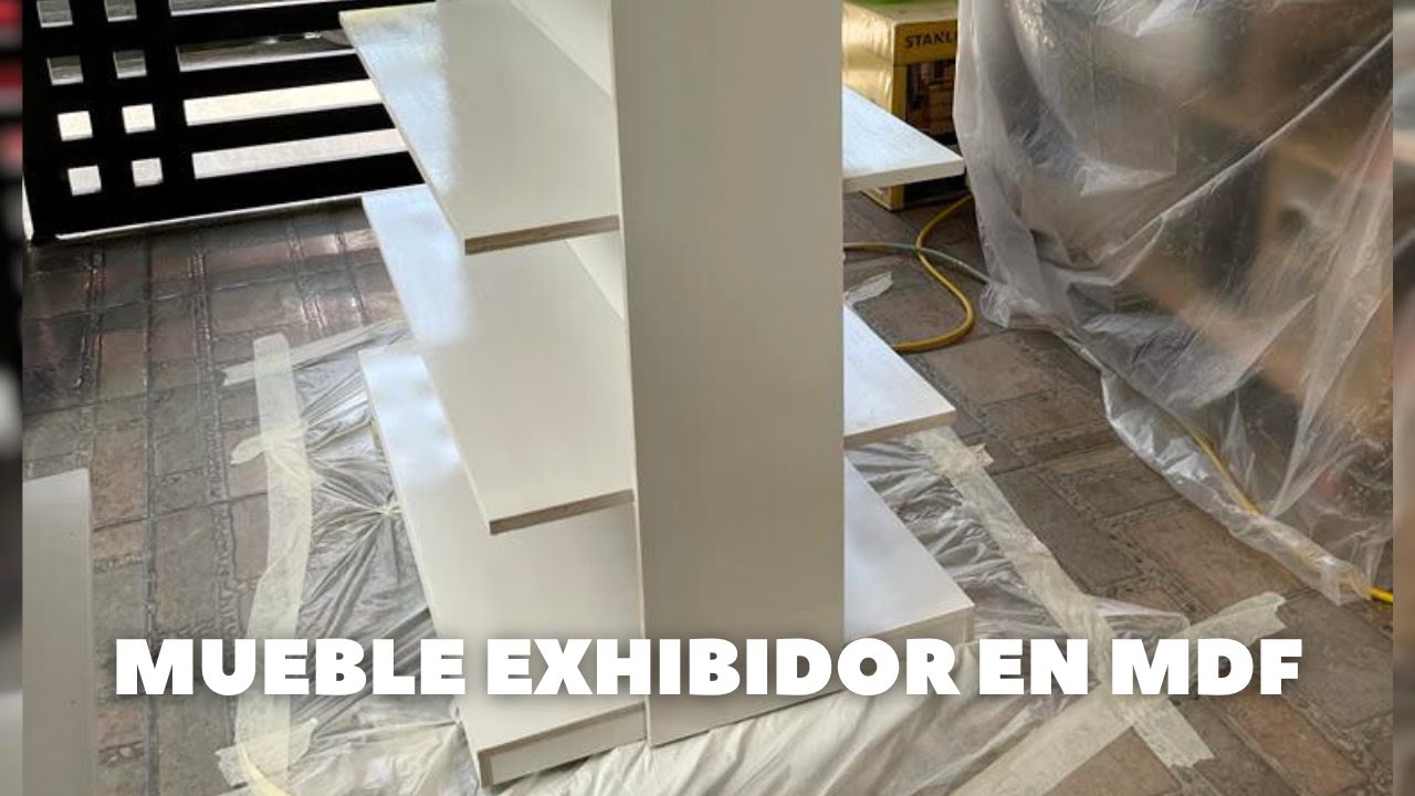 Cómo hacer un Mueble Exhibidor de Productos en MDF / Proceso de Fabricación Completa!!!