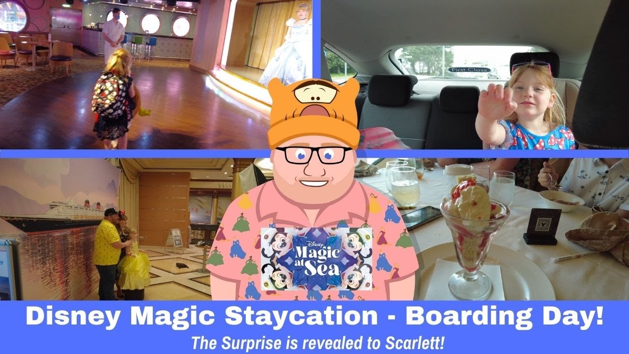 Disney Magic August 13th Staycation - Boarding Day