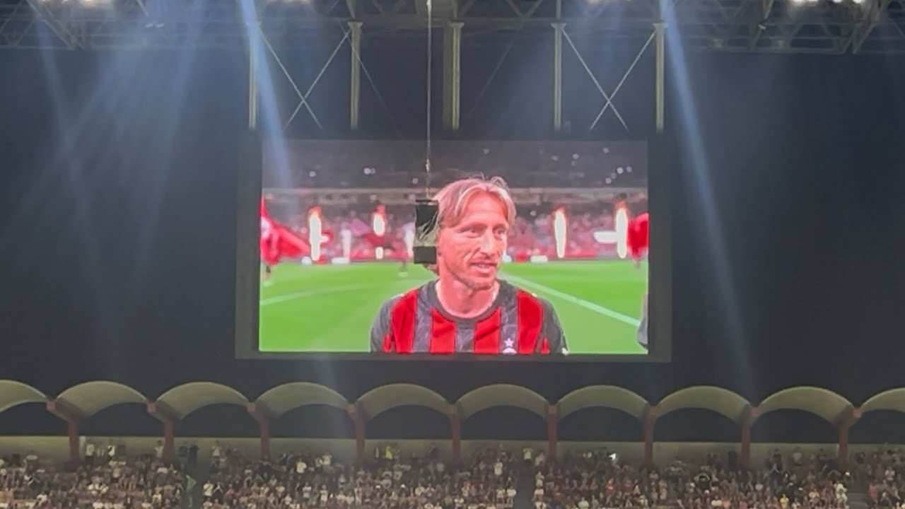 MILAN, LA PRESENTAZIONE DI MODRIC E GLI ALTRI LIVE DA SAN SIRO 🔥🔴⚫️