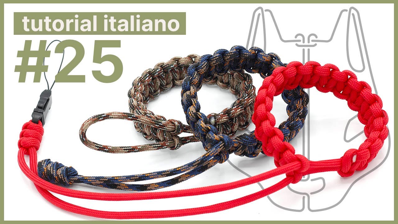 Un BRACCIALE in paracord per OGNI POLSO | Tutorial Italiano #25 blacksquirrel paracord Italia