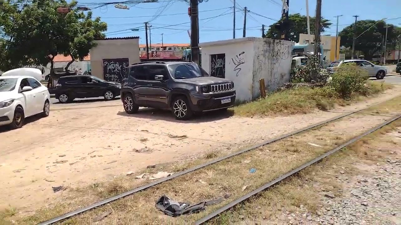 TRECHO DA FERROVIA COMPLICADO EM FORTALEZA,CE.