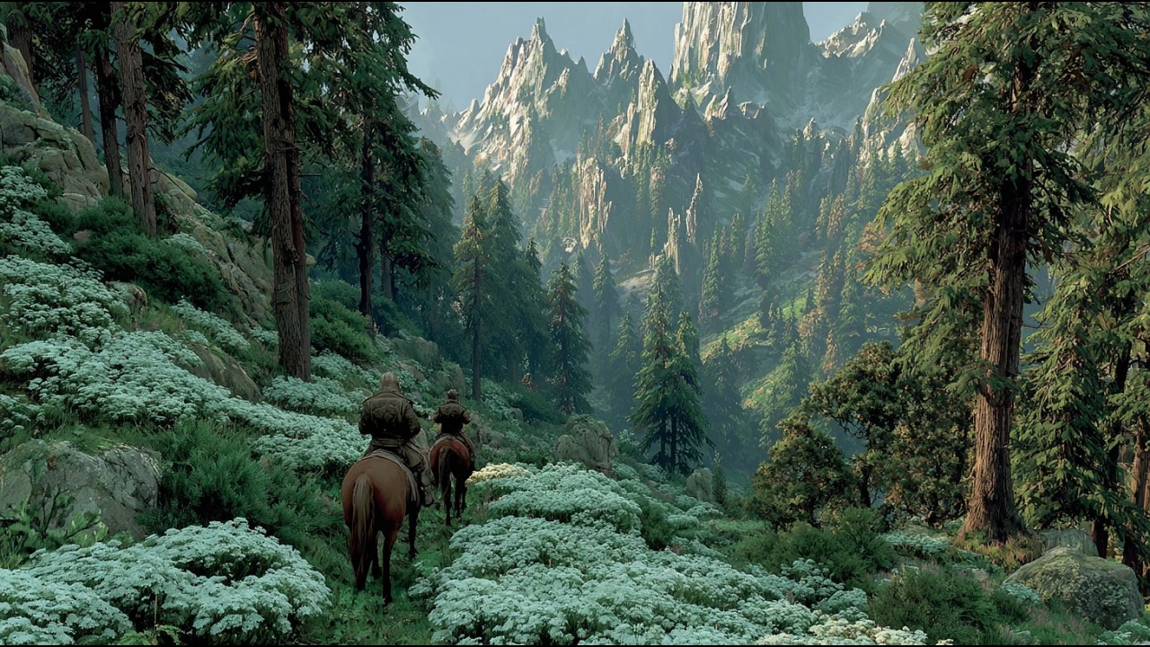 Everpine Trail into the Highland Kingdom | Medieval Fantasy Music & Animated Ambience