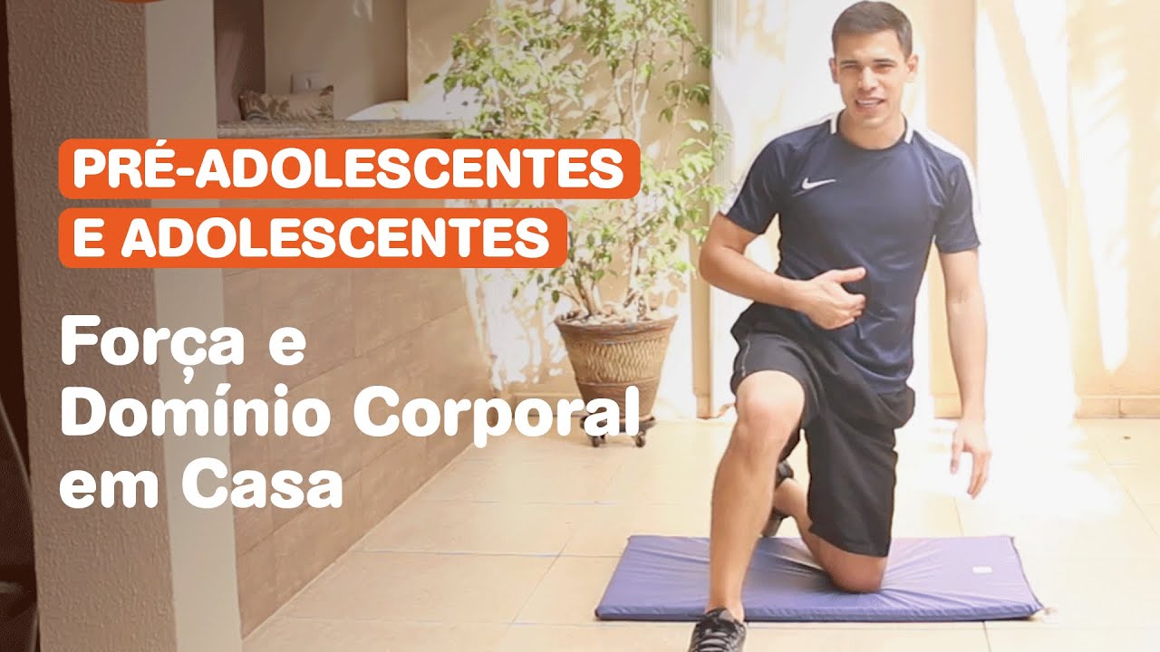 Treino para Corpo Todo Em Casa - Exercícios SEM IMPACTO | #5 Para ADOLESCENTES