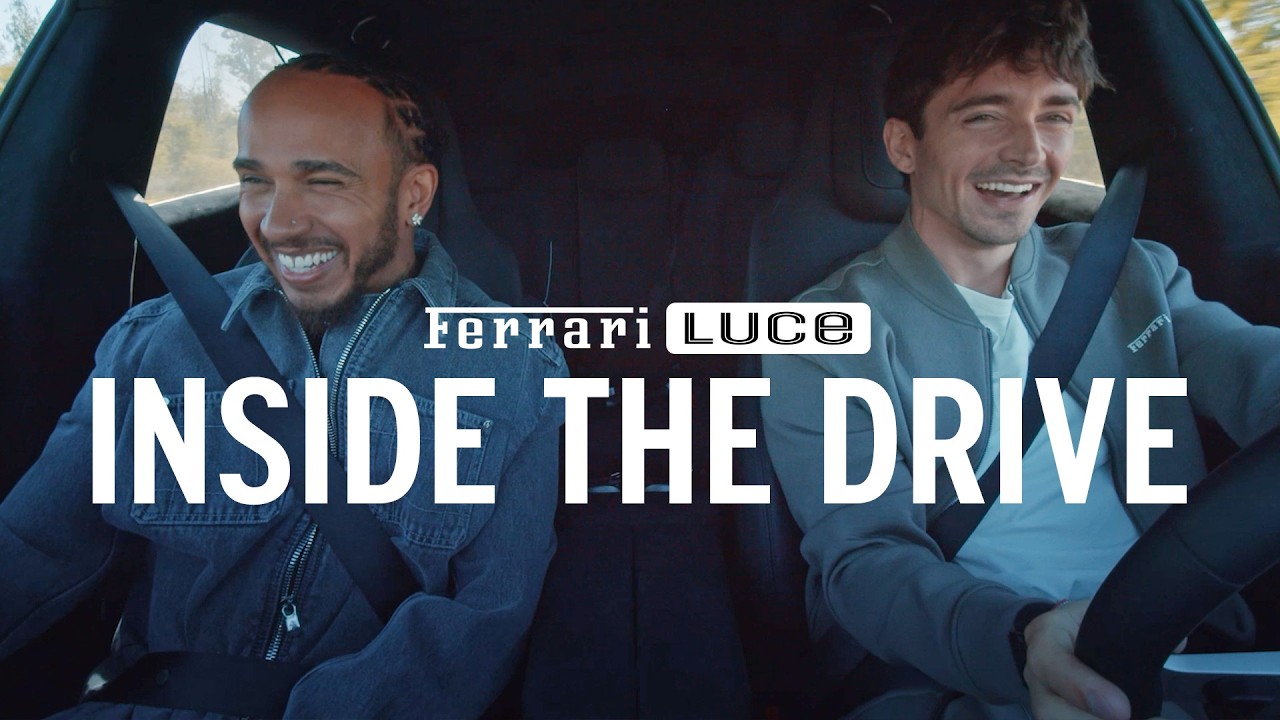 Hamilton and Leclerc driving the Ferrari Luce | Episode 5