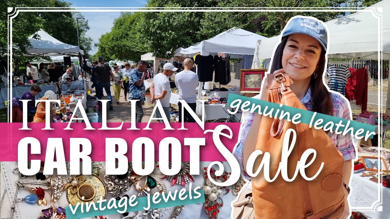 RARE! Italian Car Boot Sale | Thrift with us!