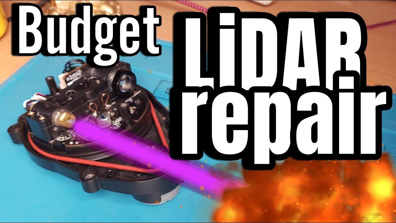 2D LIDAR repair from vacuum robot