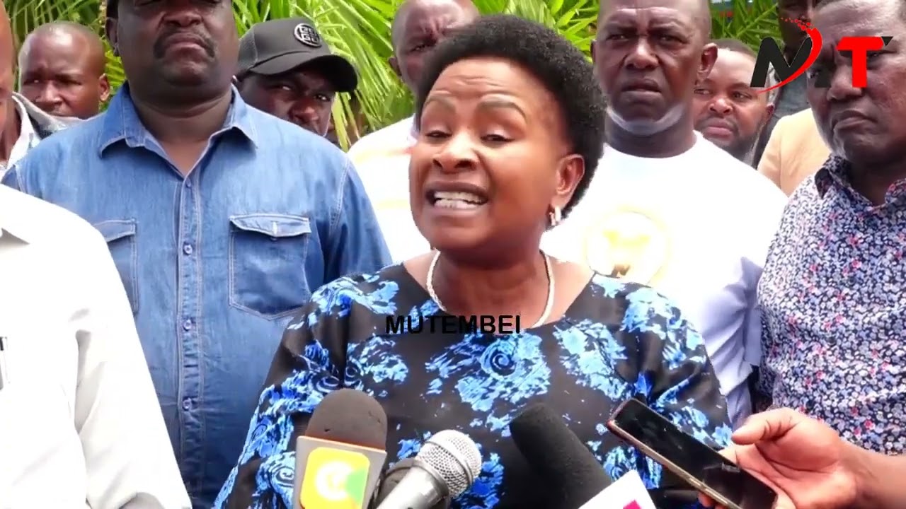 DRAMA IN MACHAKOS AS WAVINYA IS COUGHT EXCERSING UCHAWI ON RUTO AFTER DEMOLISHING KAMBA HOUSES