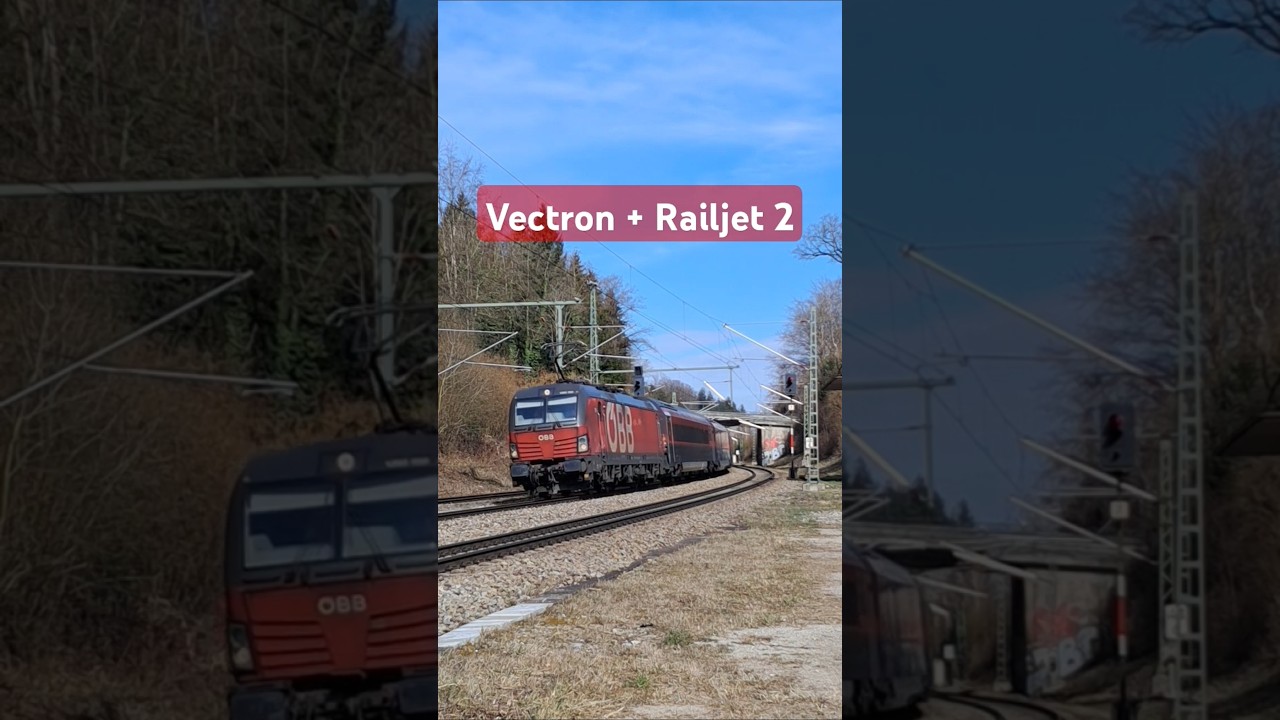 #oebb #1293 #vectron mit #railjet 2 nach Verona #trainspotting #train #bahn #railway #br193 #rail
